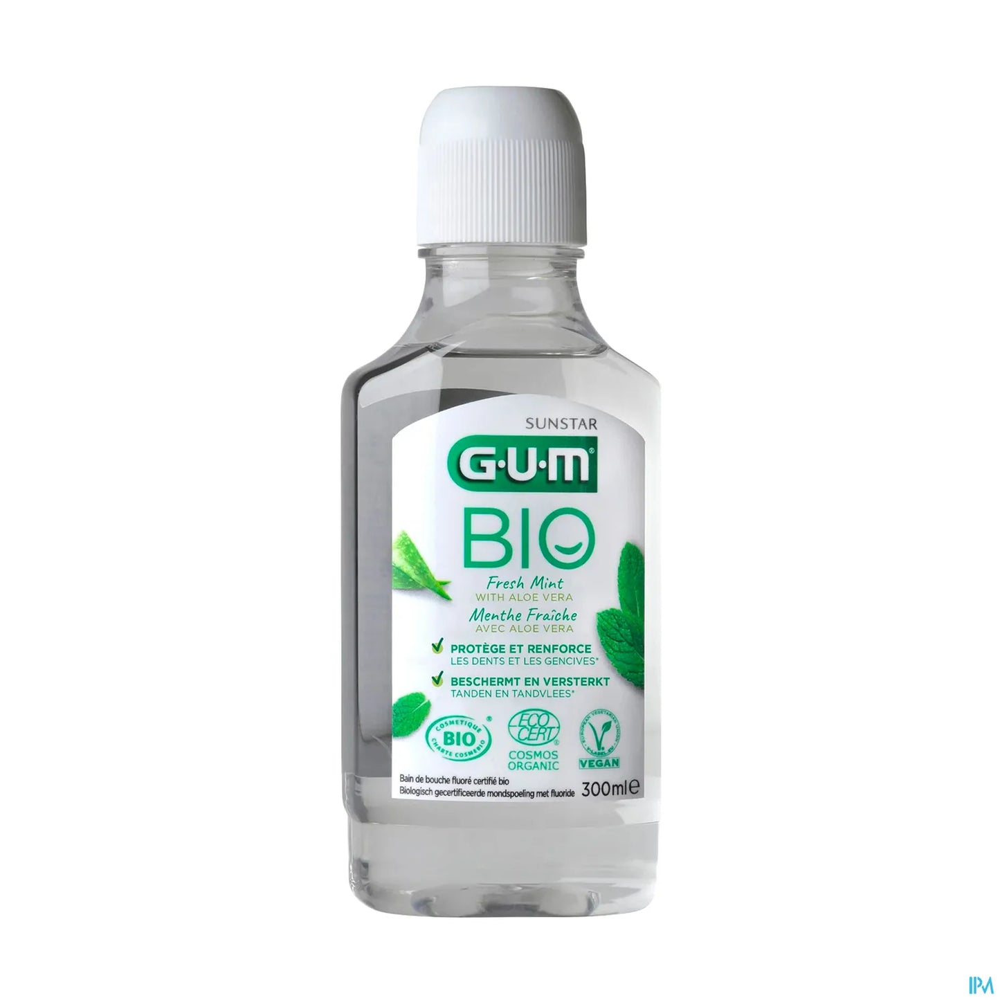 G.U.M Bio Bain de Bouche Menthe Fraîche Aloe Vera 300ml