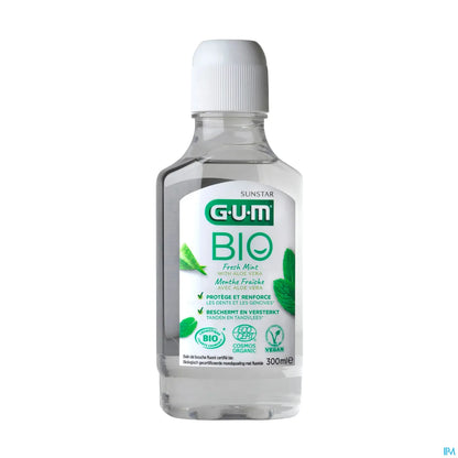 G.U.M Bio Bain de Bouche Menthe Fraîche Aloe Vera 300ml