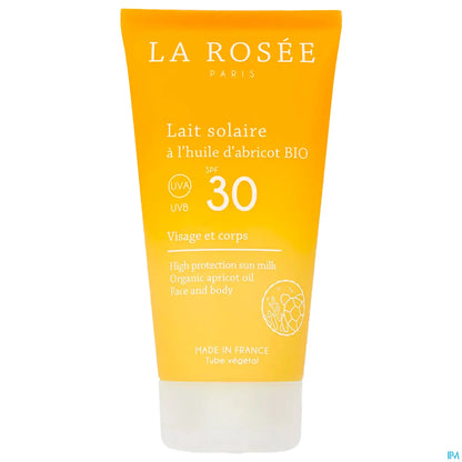 Lait Solaire Avec Huile D'Abricot Bio SPF 30 150ml
