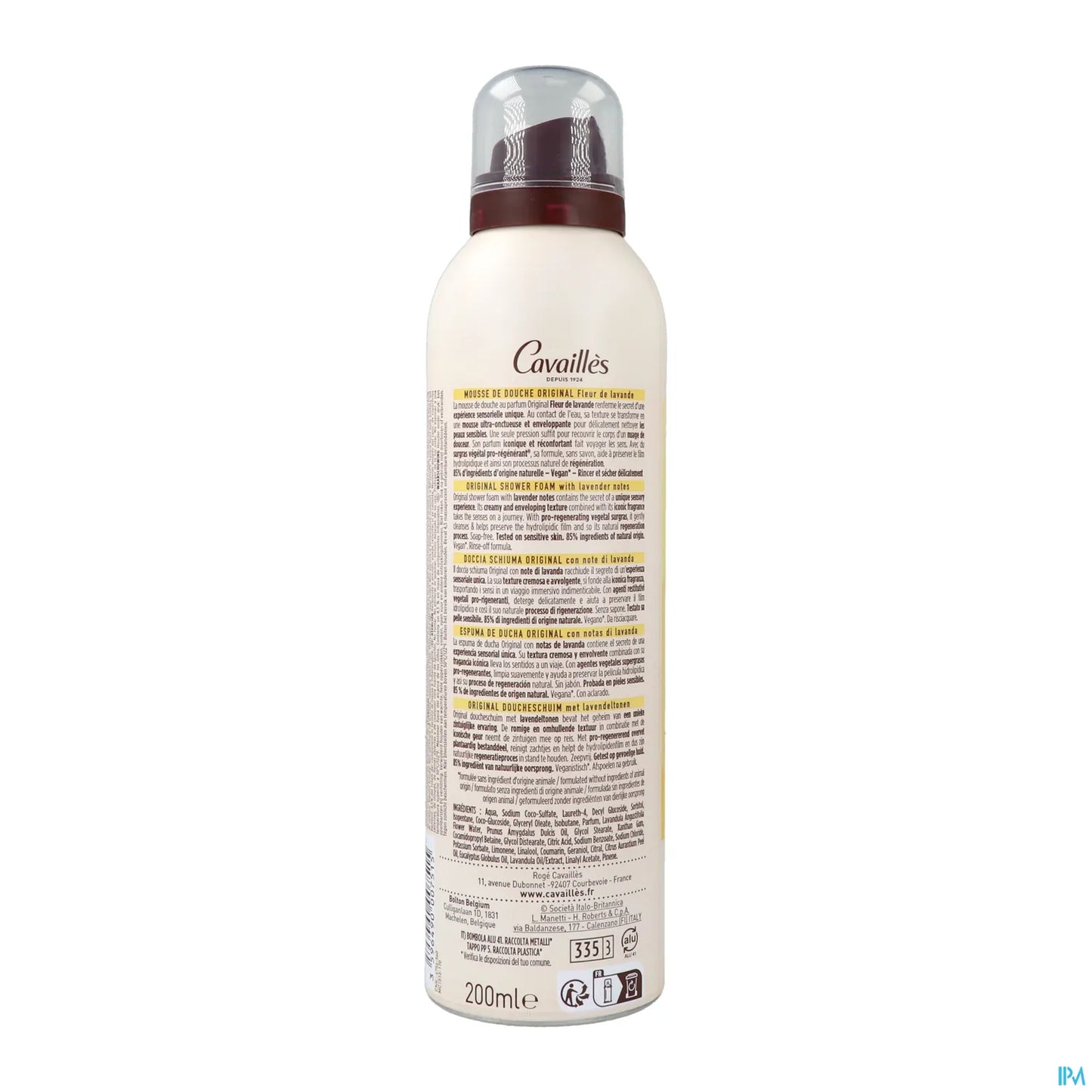 Rogé Cavaillès Lavender Flower Shower Foam The Original 200ml
