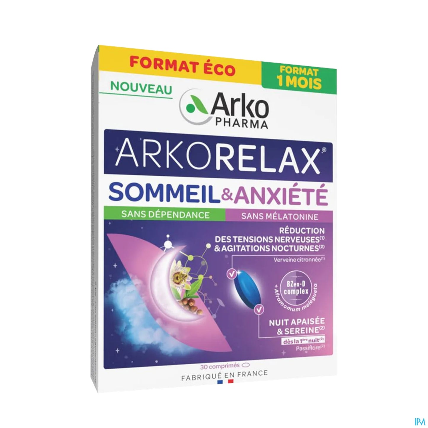 Arkorelax Sommeil Anxiété 30 comprimés