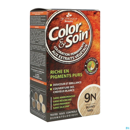 3 Chênes Color & Soin 9N Blond Miel 135ml