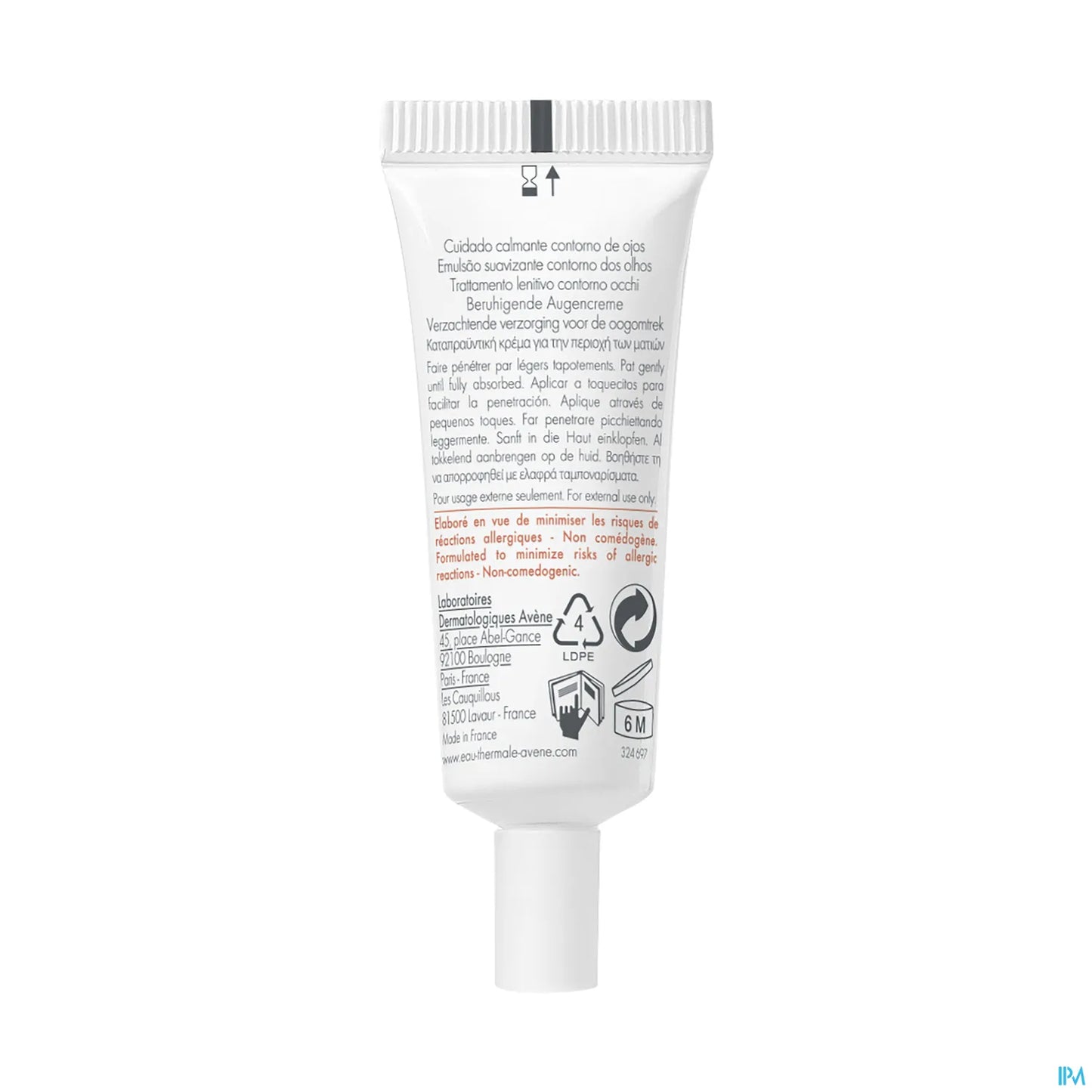 Crème Contour des Yeux Apaisante 10ml