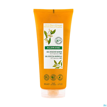 Gel Douche Nutritif Au Cupuaçu Bio Fleur D'Oranger 200ml