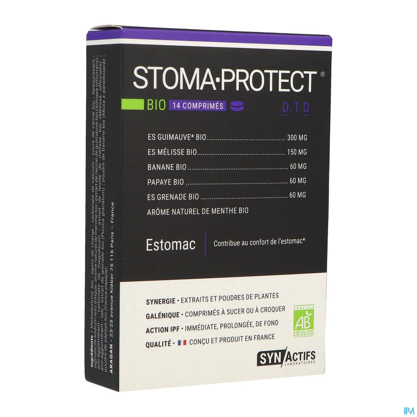 Synactifs StomaProtect Bio 14 Compresse
