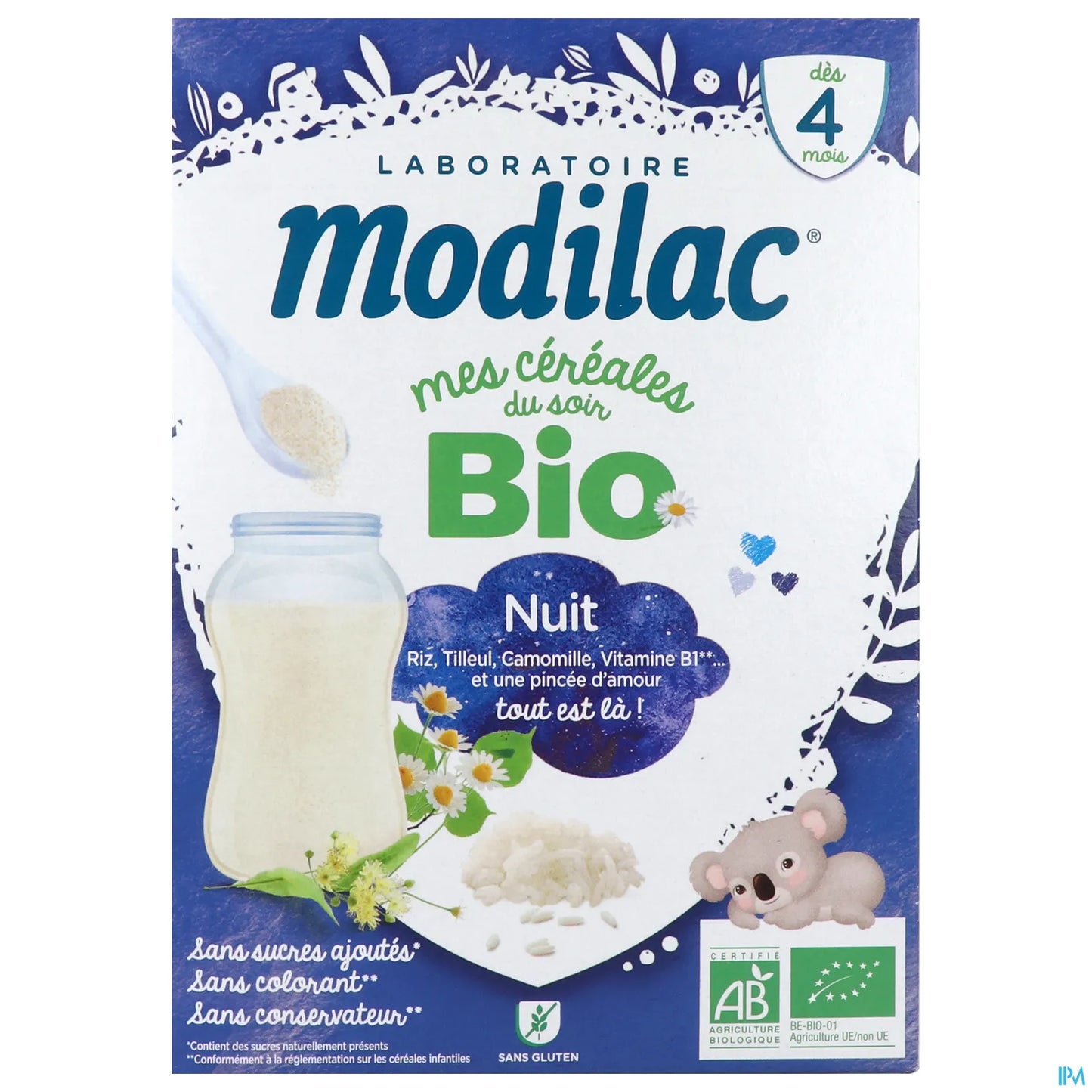 Mes Céréales du Soir Bio Dès 4 Mois Nuit Calme 250g