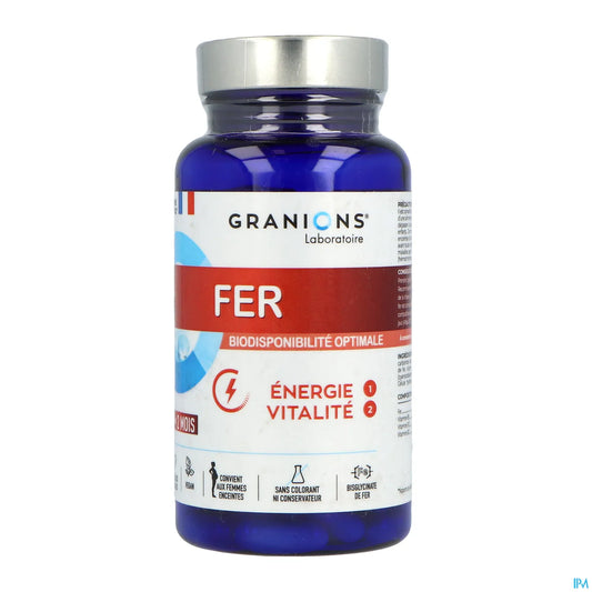 Iron Pillboxes 60 Vegetable Capsules