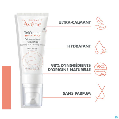 Tolérance Control Crème Apaisante Réparatrice 40ml
