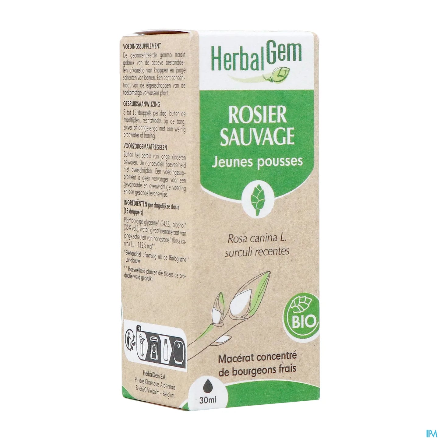 Macérât Mère Rosier Sauvage Bio 30 mL