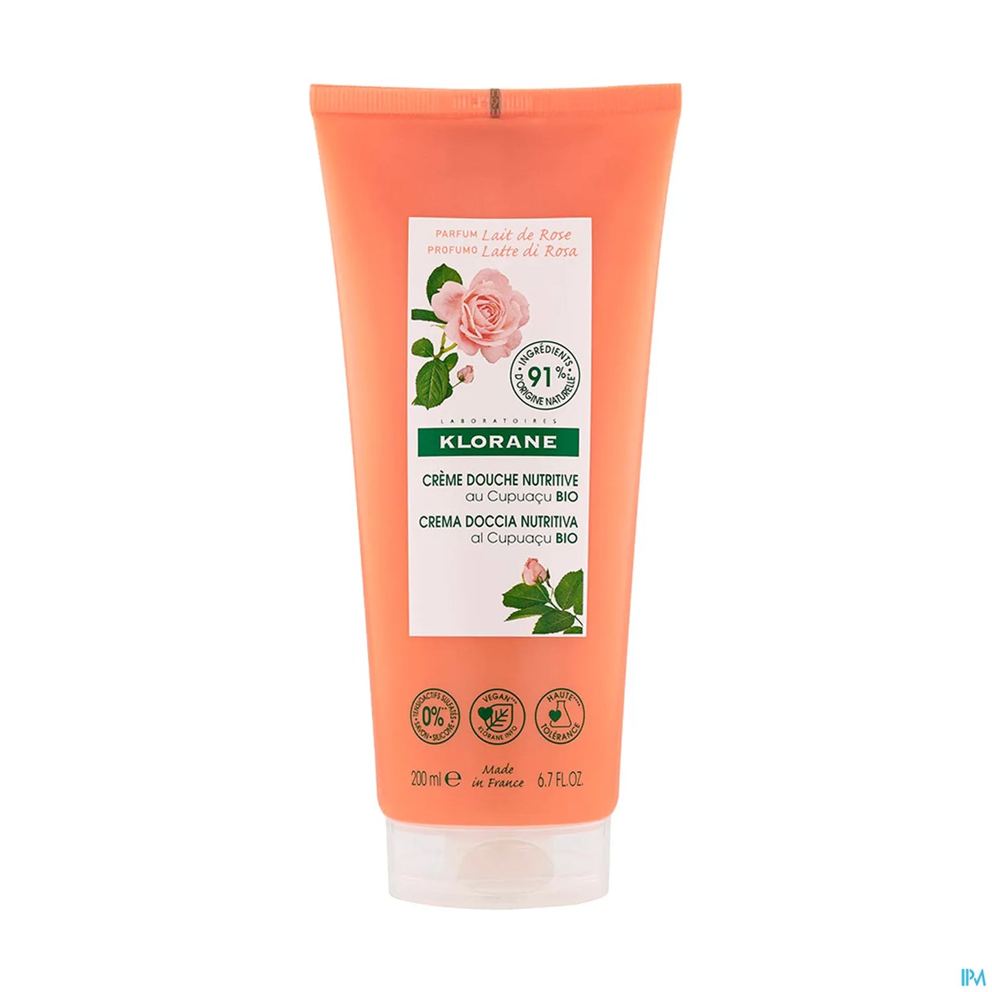 Crema doccia al latte di rosa 200 ml