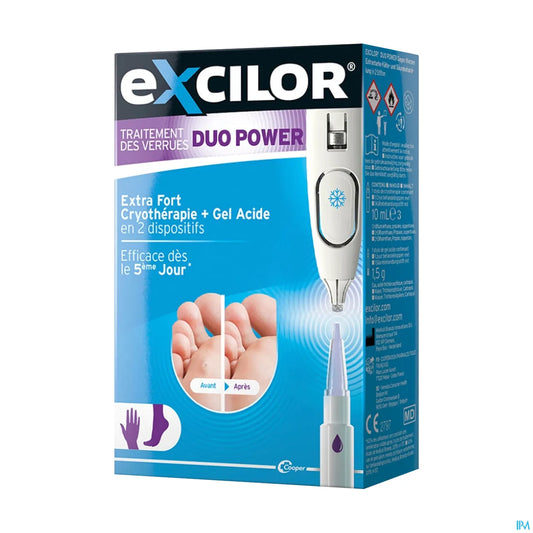 Excilor Traitement Verrues Duo Power Stylo 10 ml + 1.5 g