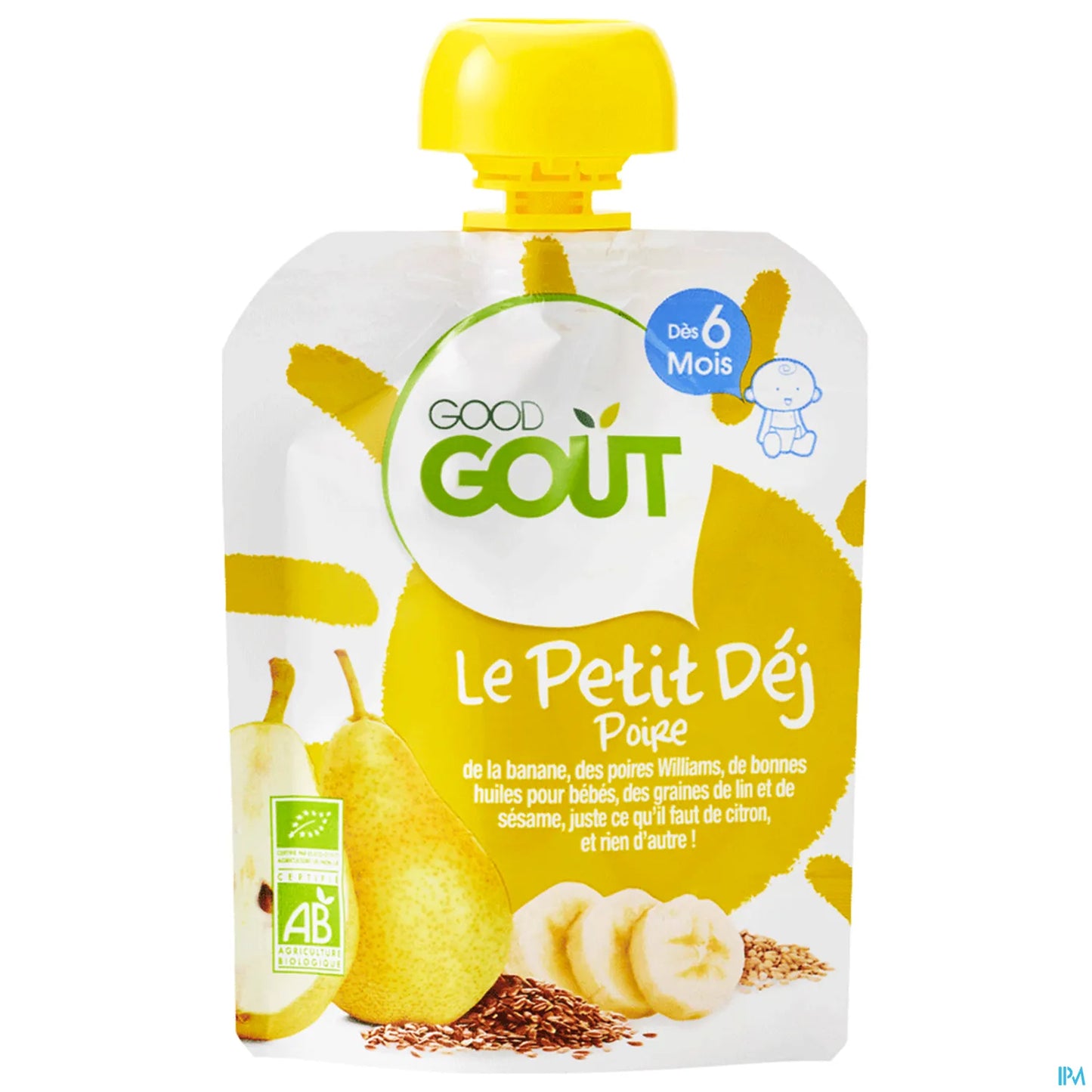 Petit Déj Poire Bio Pour Bébé Dès 6 Mois 70g