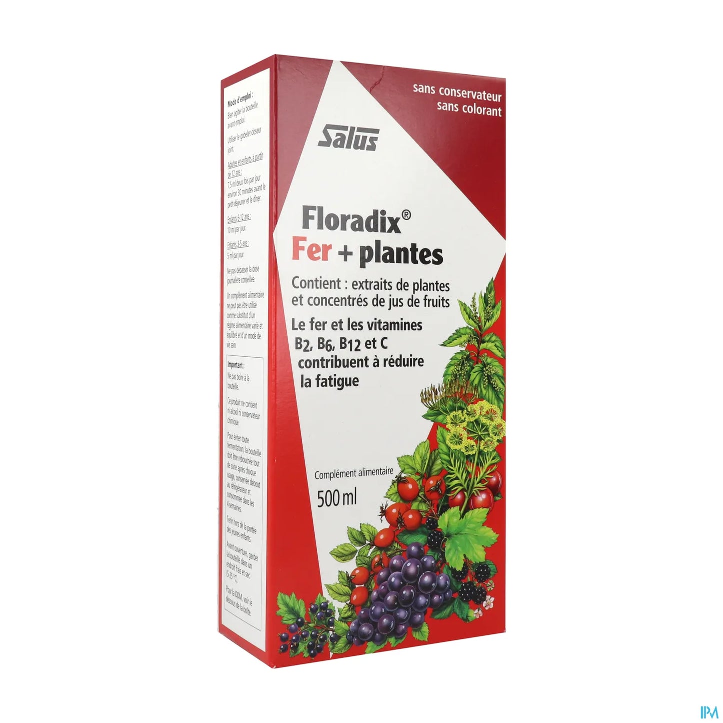Floradix Fer Plante Solution Buvable 500ml