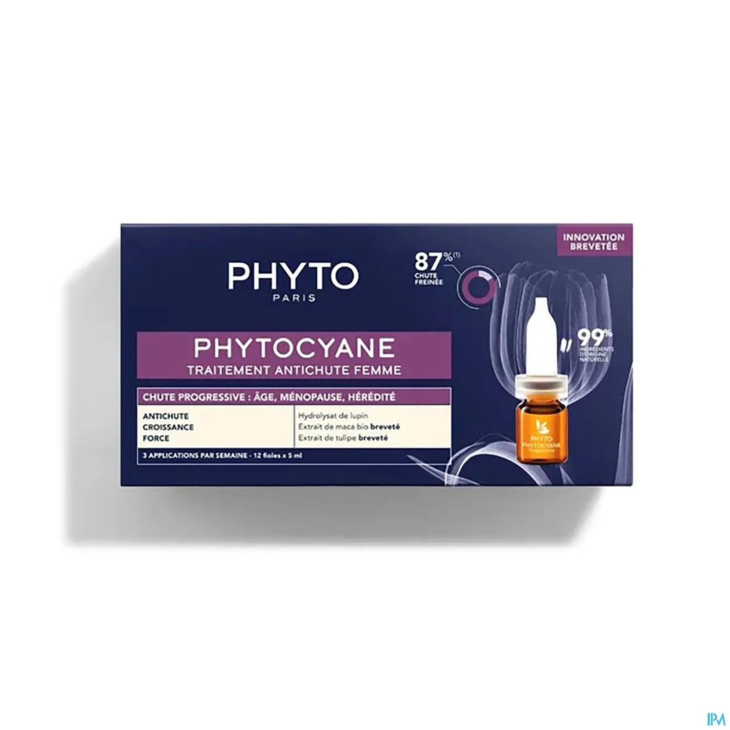 PhytoCyane Traitement Anti-Chute Progressif Femme 12x5ml