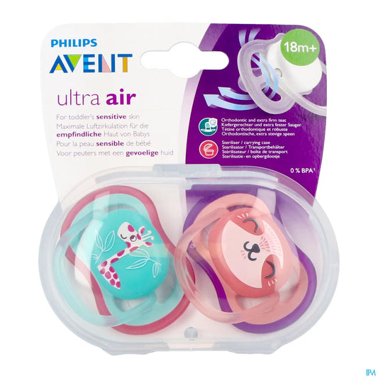 Sucette Ultra Air Mix +18 Mois Phosphorescente