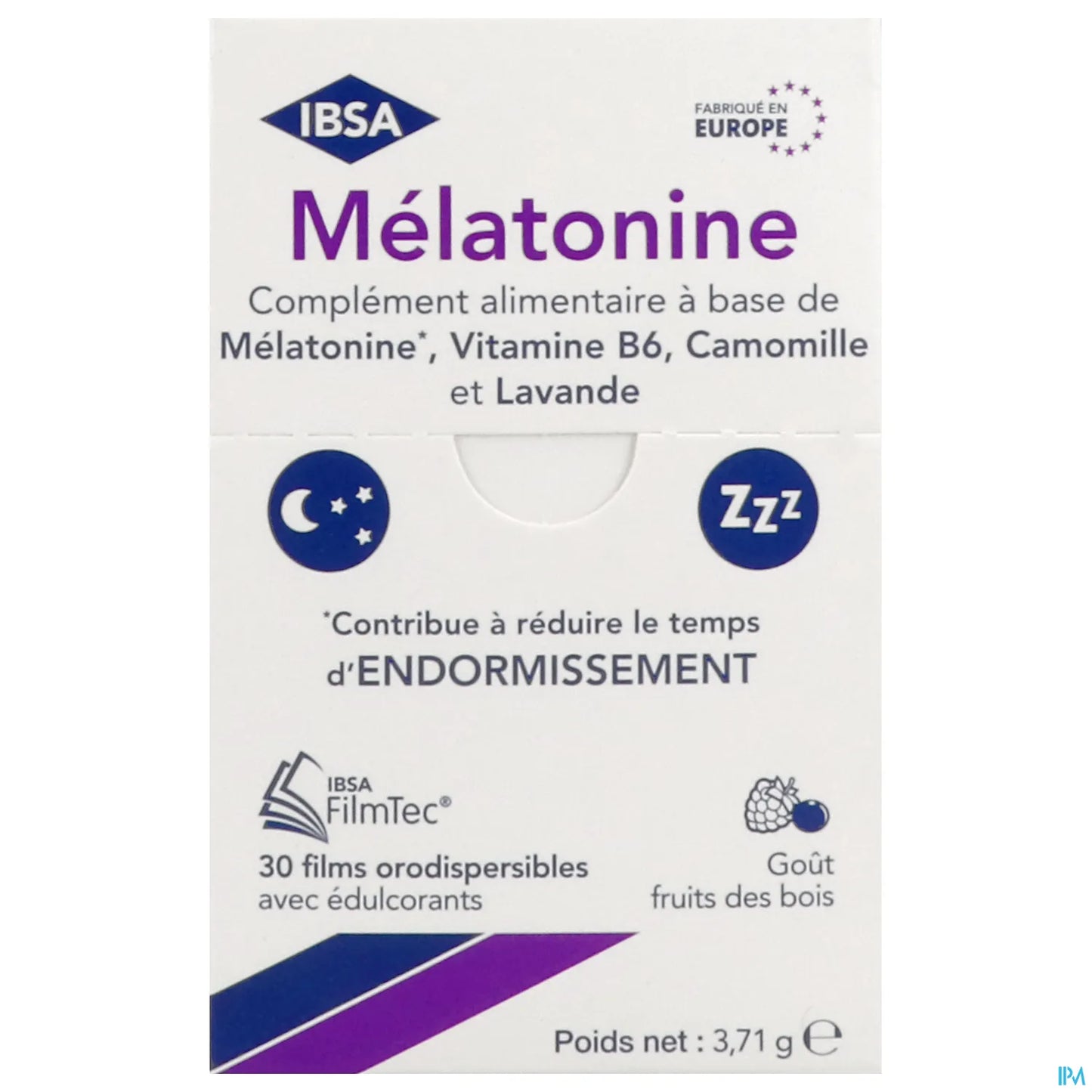 Mélatonine 30 Films Orodispersibles