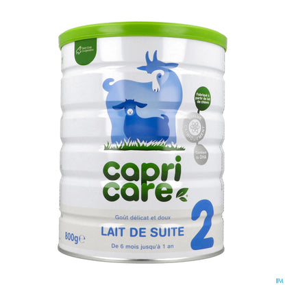 Capricare Lait de Chèvre 2ème Âge Nourrisson Bébé 800g
