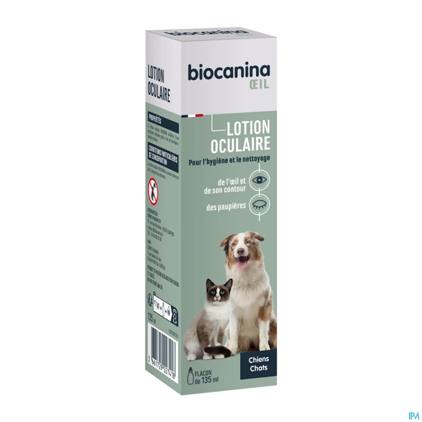 Lotion Oculaire Chiens et Chats 135 mL