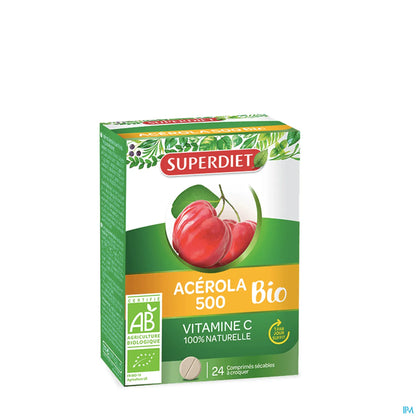 Acerola 500 Bio 24 Comprimés