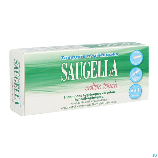 Tampons Hygiéniques Super Coton 16 unités