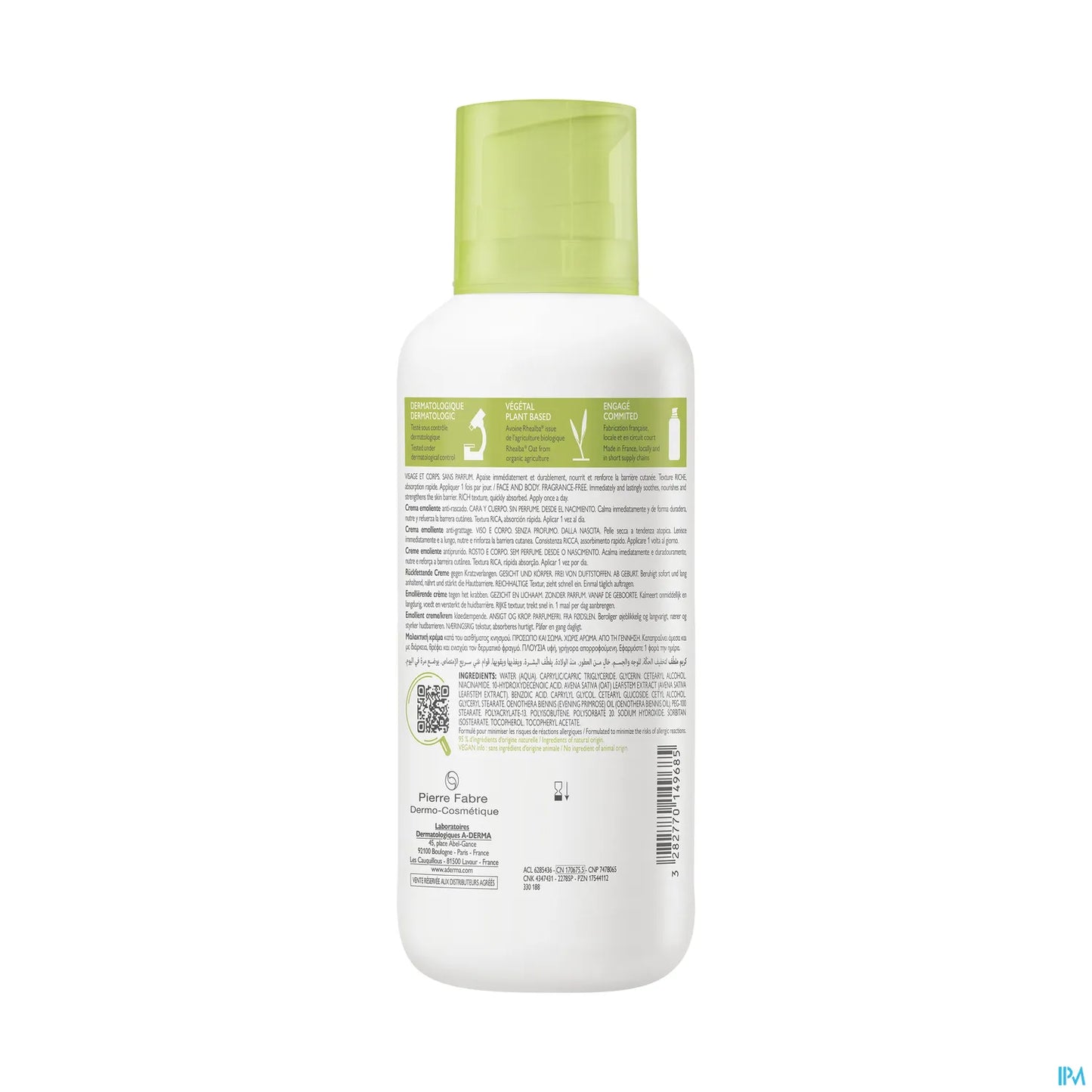 Exomega Control Anti-Itch Emollient Cream 400ml