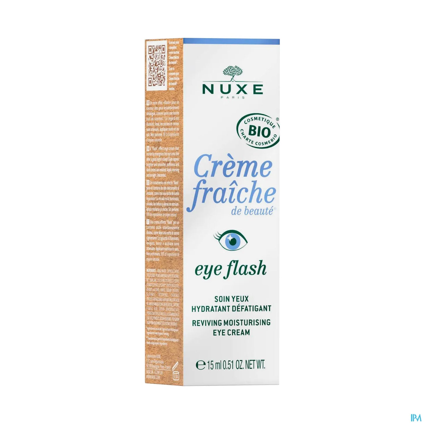 Crème Fraîche de Beauté Eye Flash Soin Yeux Bio 15ml
