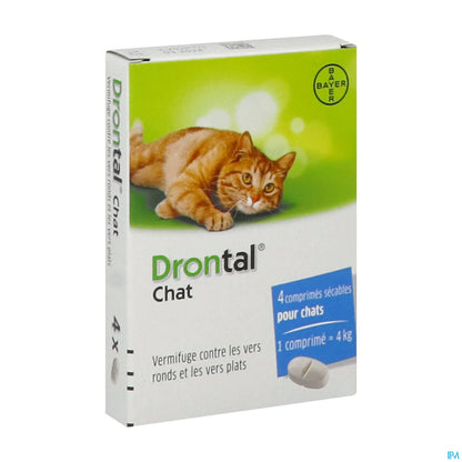 Bayer Drontal Cat Scatola da 4 Compresse
