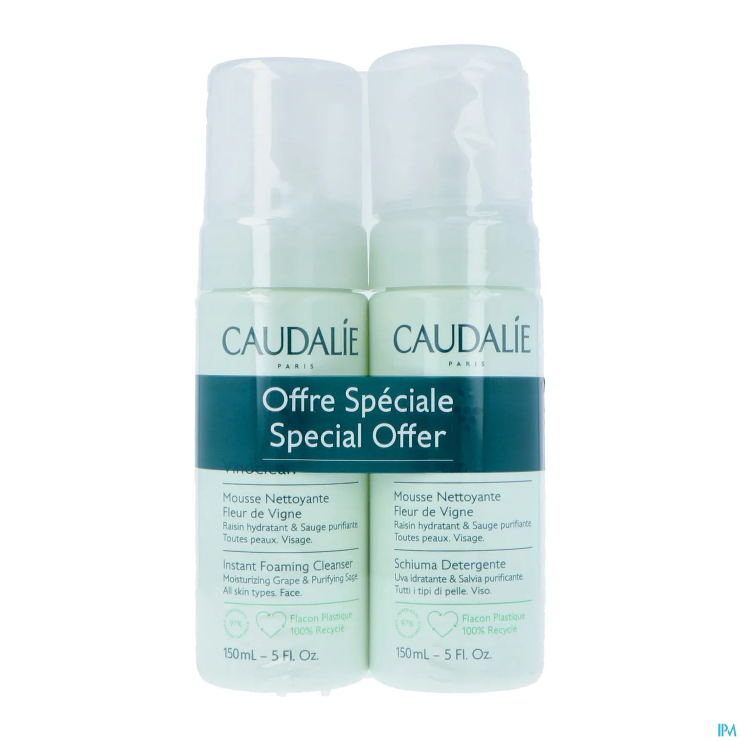 Vinoclean Mousse Nettoyante Fleur de Vigne 2x150ml