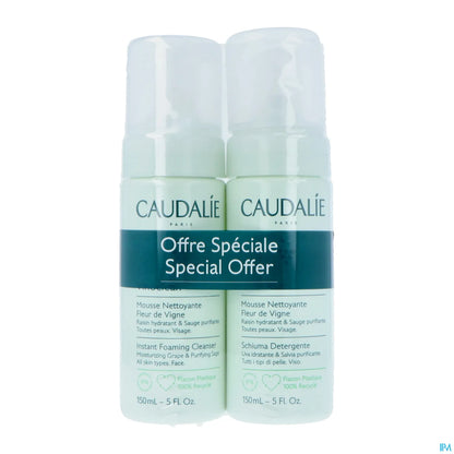 Vinoclean Mousse Nettoyante Fleur de Vigne 2x150ml