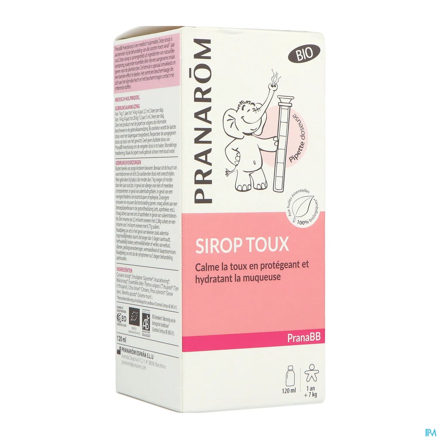 PranaBB Sirop Toux 120 ml