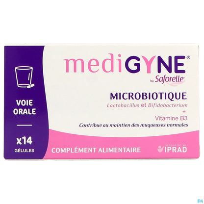 Saforelle Medigyne 14 Gélules Microbiotique Vaginal