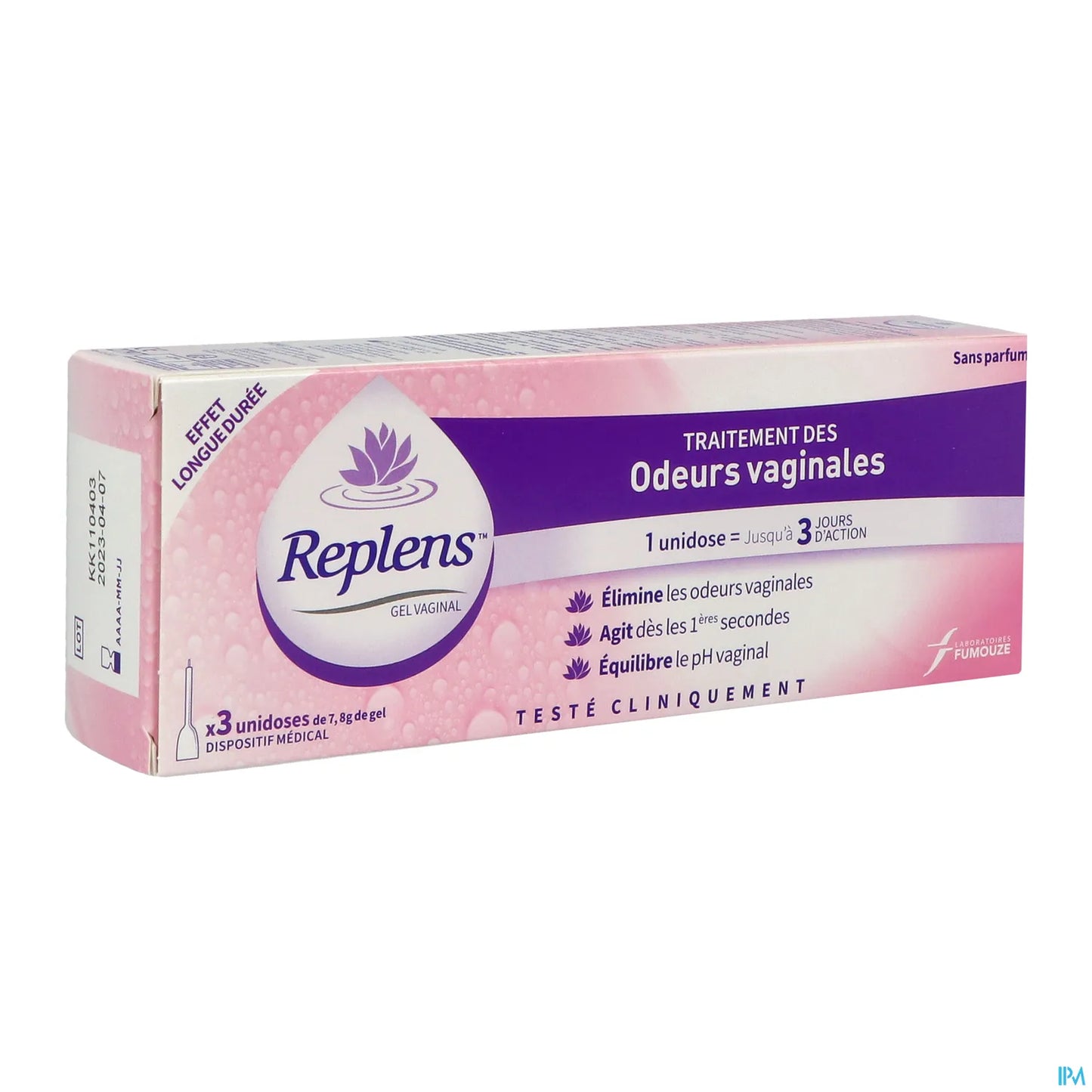 Fumouze Laboratories Replens Gel Vaginale Trattamento degli Odori Vaginali 3 Dosi Monodose