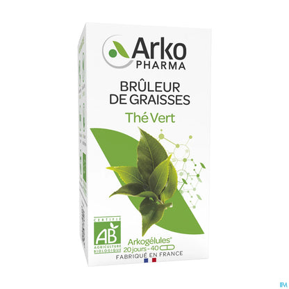 Arkogélules Thé Vert Bio 40 Gélules