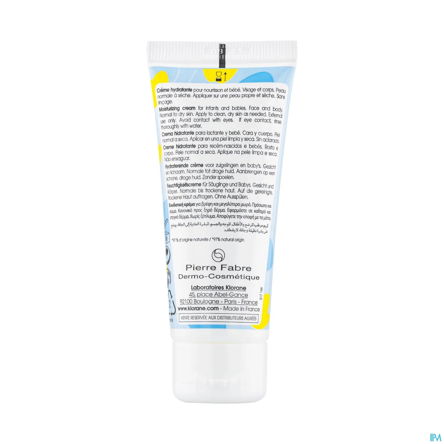 Bébé Crème Hydratante Visage et Corps 40ml