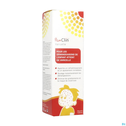 PoxClin Mousse Rafraîchissante Varicelle 100ml
