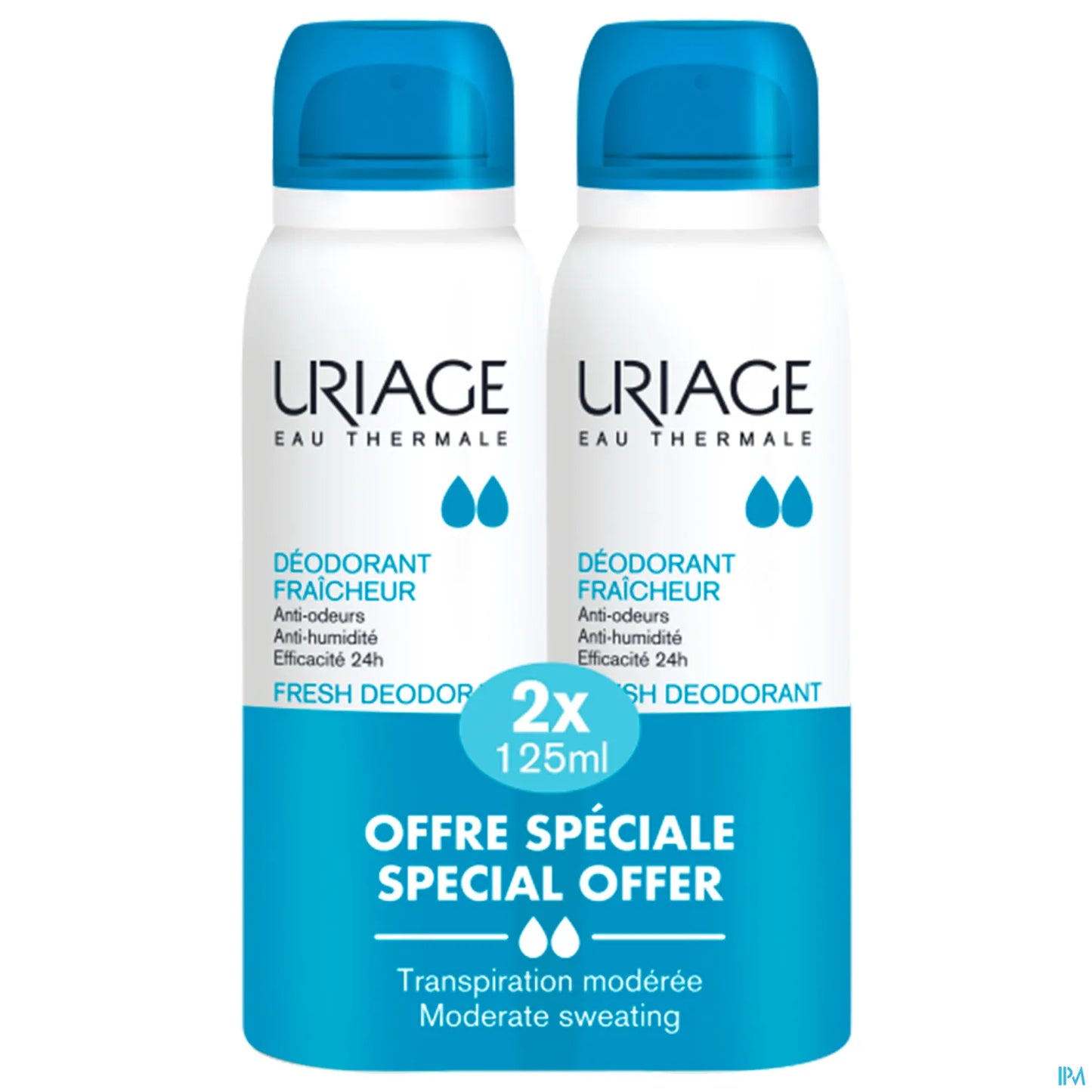 Deodorant Fraicheur Spray 2x125ml