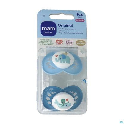 Sucette Original Classique 6M Silicone 2 Pièces