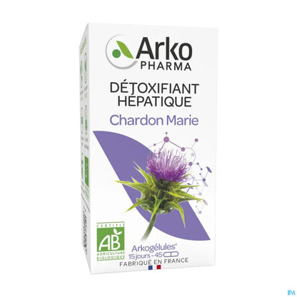 Arkogélules Bio Chardon Marie 27mg de Silymarine Bte/45