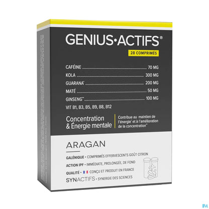 Synactifs GeniusActifs Compresse Effervescenti 28 Unità