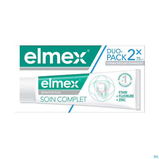Sensitive Plus Complete Care Toothpaste 2 x 75 ml