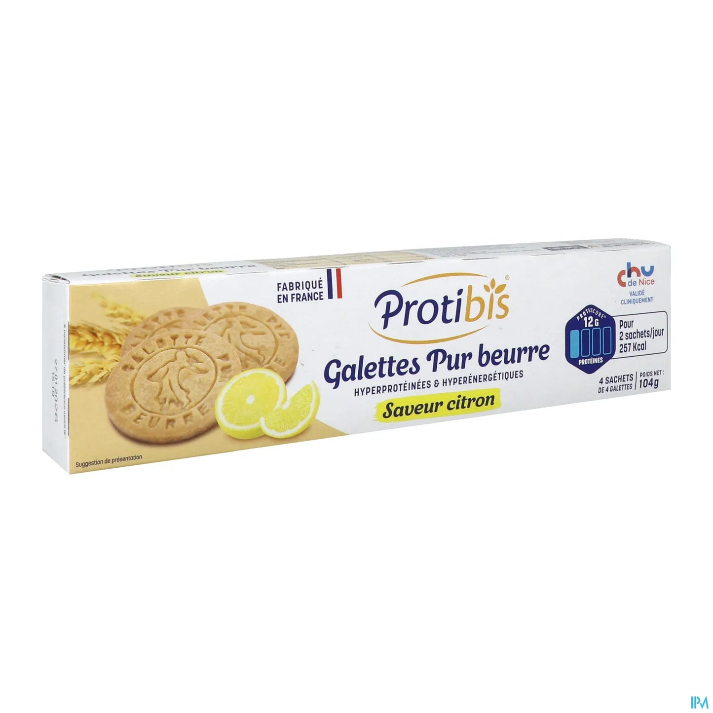 Nestlé Health Science Protibis HP-HC Galette Citron Boîte de 16