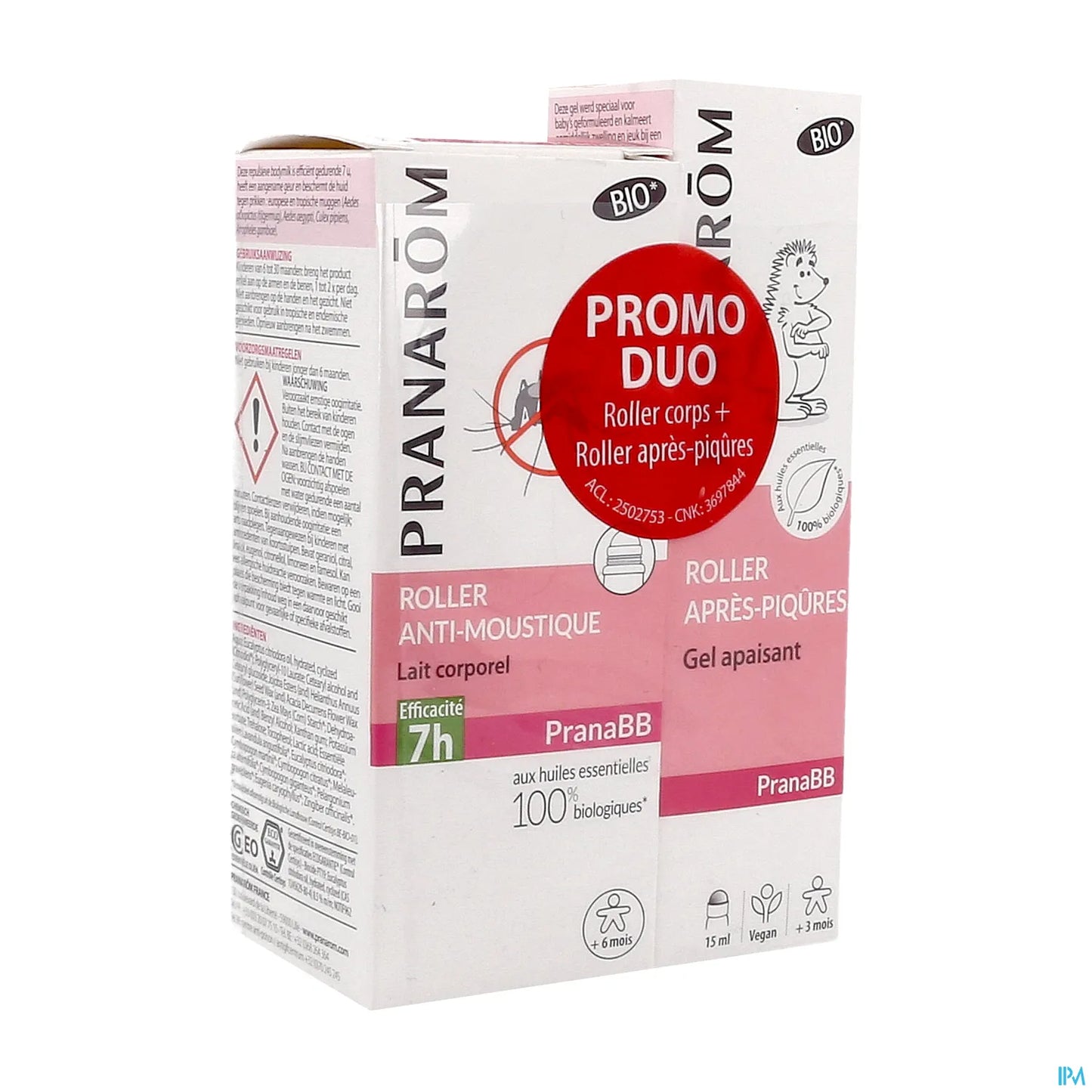PranaBB Roller Anti Moustiques Lait Corporel Bio
