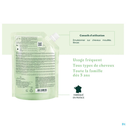 Naturia Shampoing Micellaire Douceur Bio Éco Recharge 400 ml