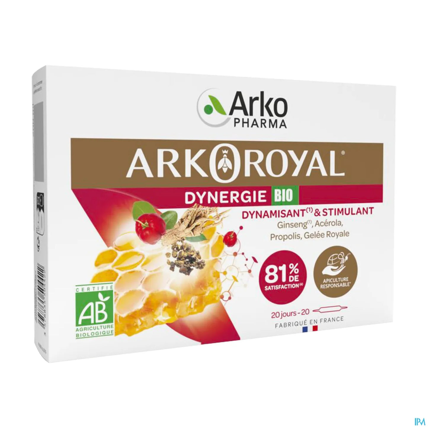 Arkoroyal Dynergie Bio 20 Ampoules