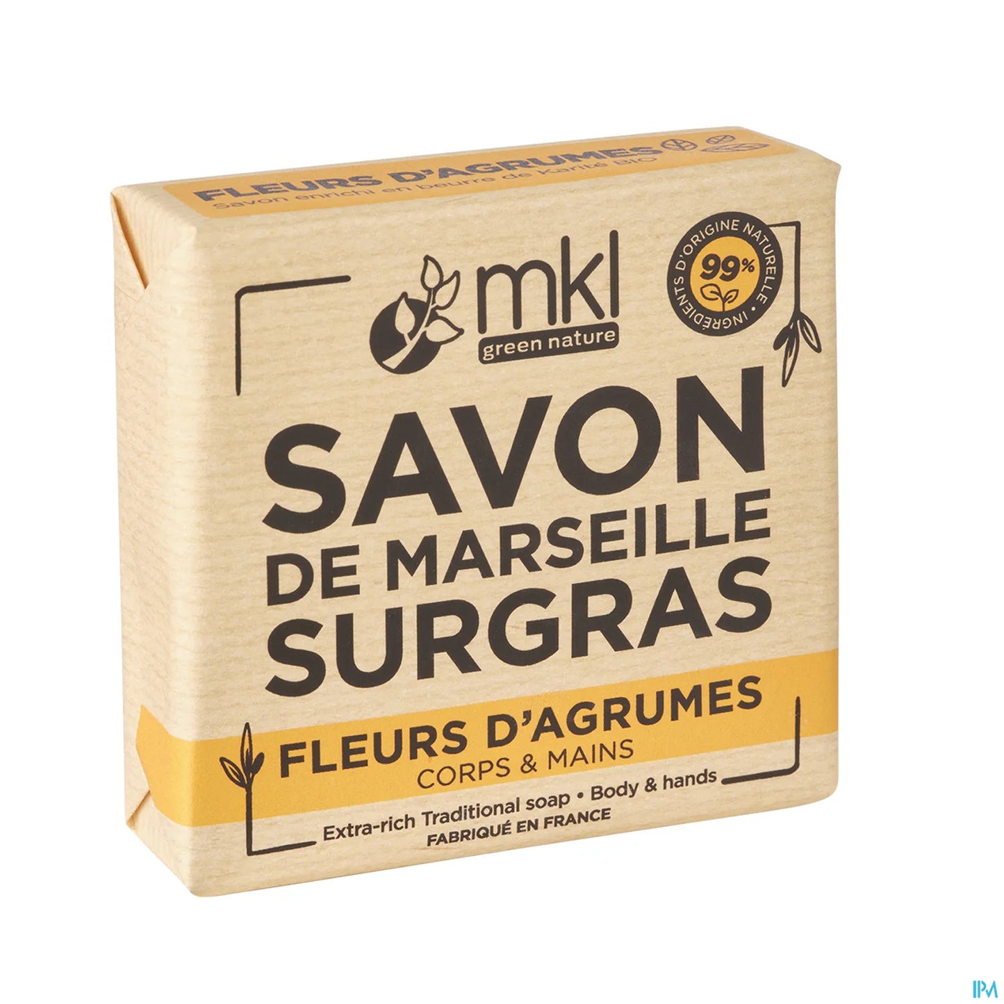 Green Nature Savon de Marseille Fleurs d'Agrumes 100g