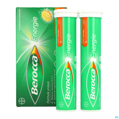Bayer Berocca Energy senza zucchero 30 compresse effervescenti