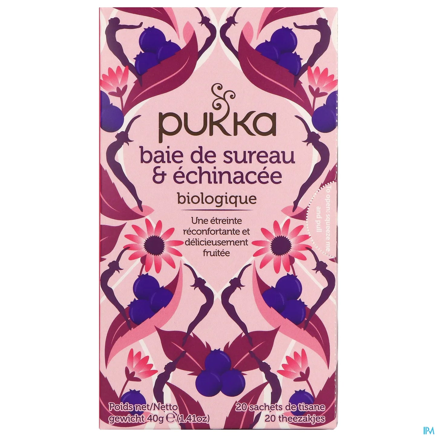 Infusion Baie de Sureau et Echinacée Bio 20 Sachets