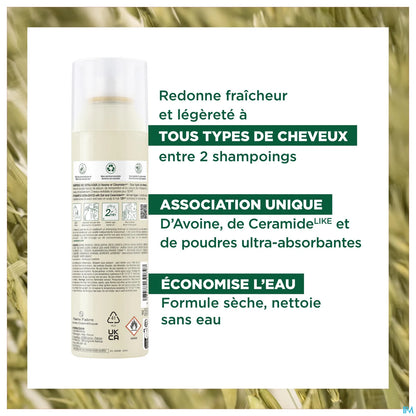 Shampoo secco extra delicato con avena e ceramide 150 ml