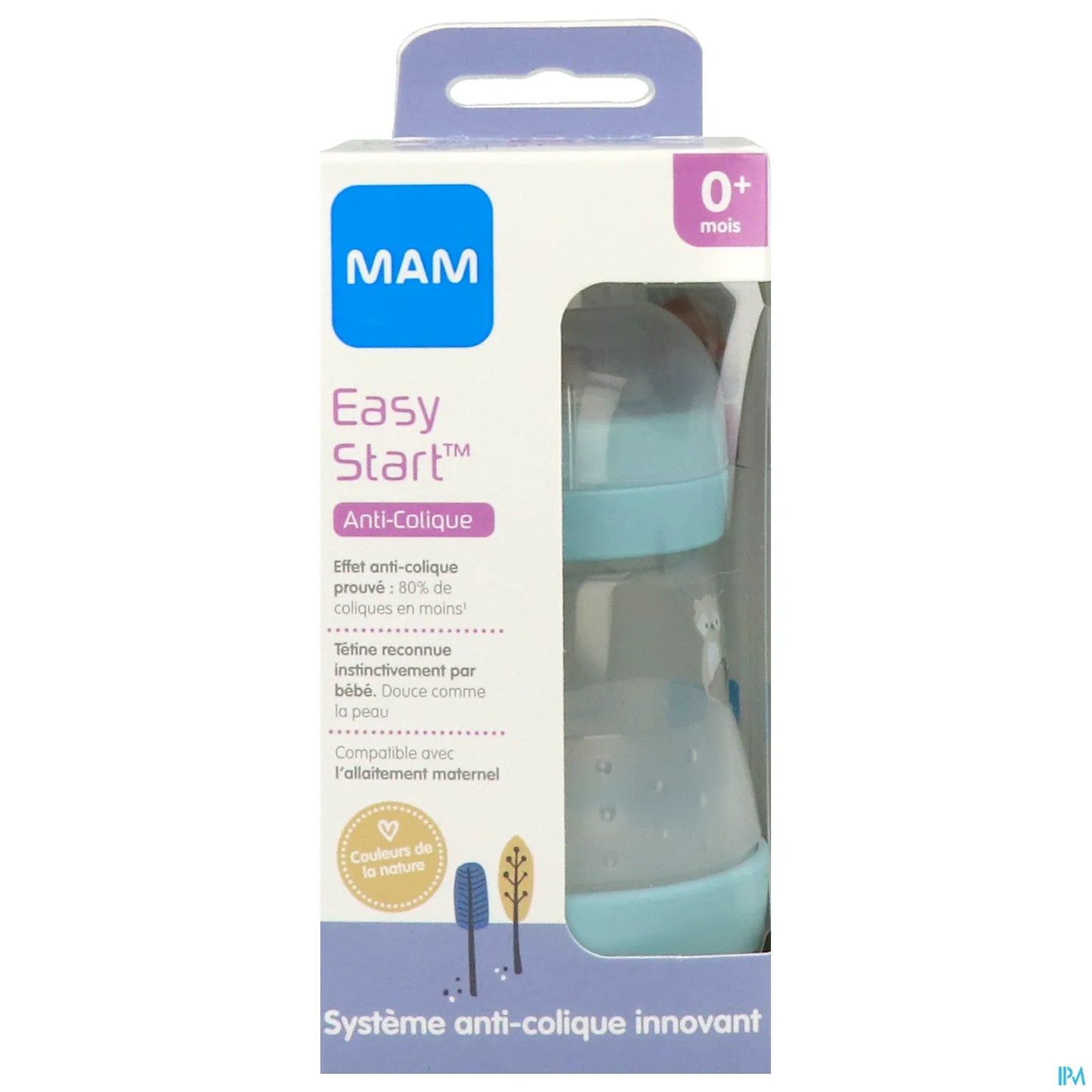 Biberon Easy Start Anti Colic 160ml Aqua