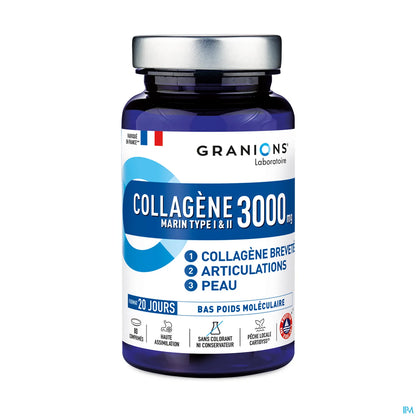 Collagene Marin Type I et II 80 Comprimes